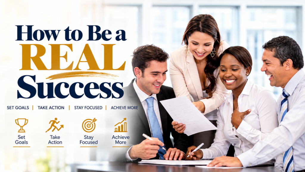 How to Be a REAL Success